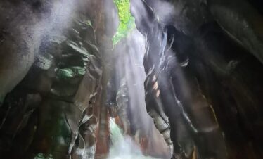 Waterfall catarata El Santuario in Upala, Costa Rica