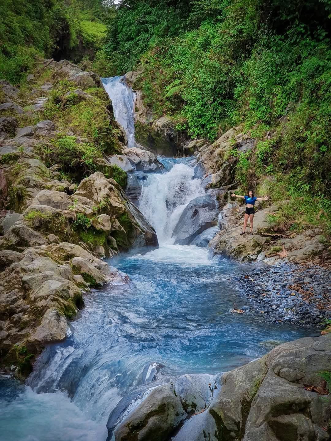 Waterfall Catarata Morpho Azul in Upala, Costa Rica